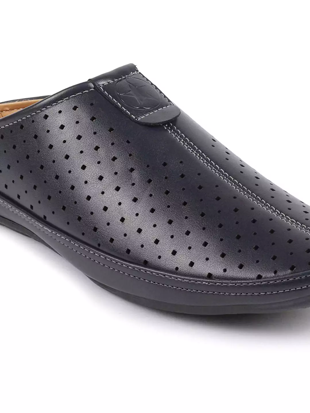 Men Blue Ethnic Slip-On Juttis