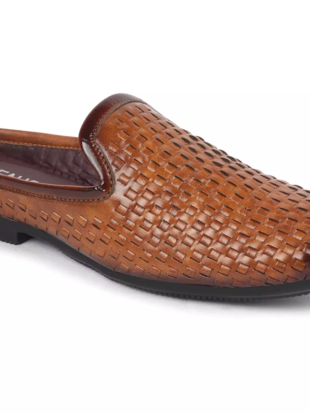 Men Tan Ethnic Slip-On Jutis and Mojaris