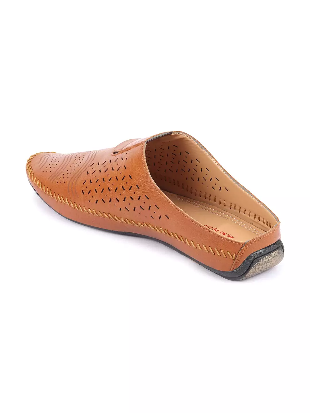 Men Tan Ethnic Slip-On Juttis