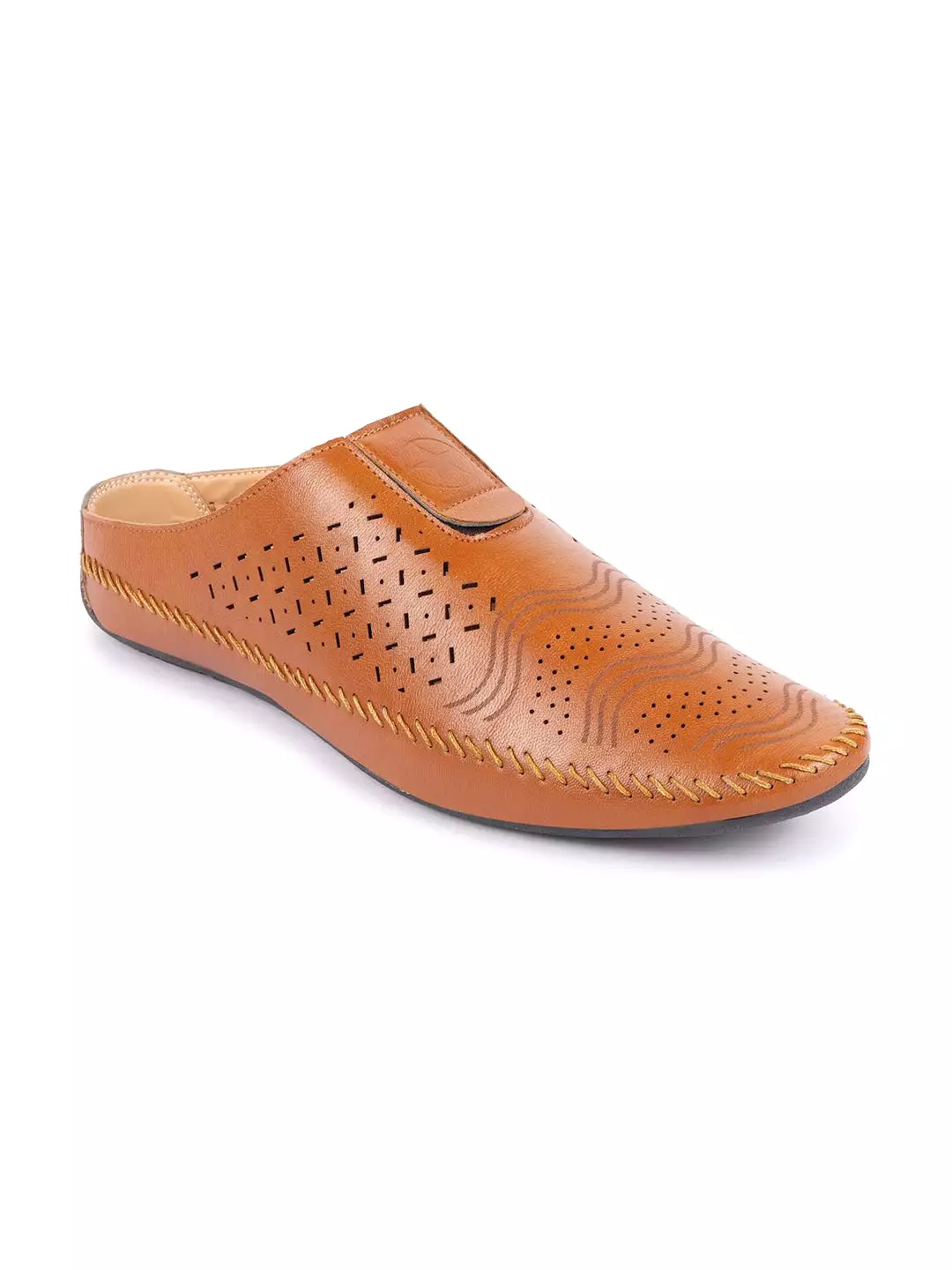 Men Tan Ethnic Slip-On Juttis