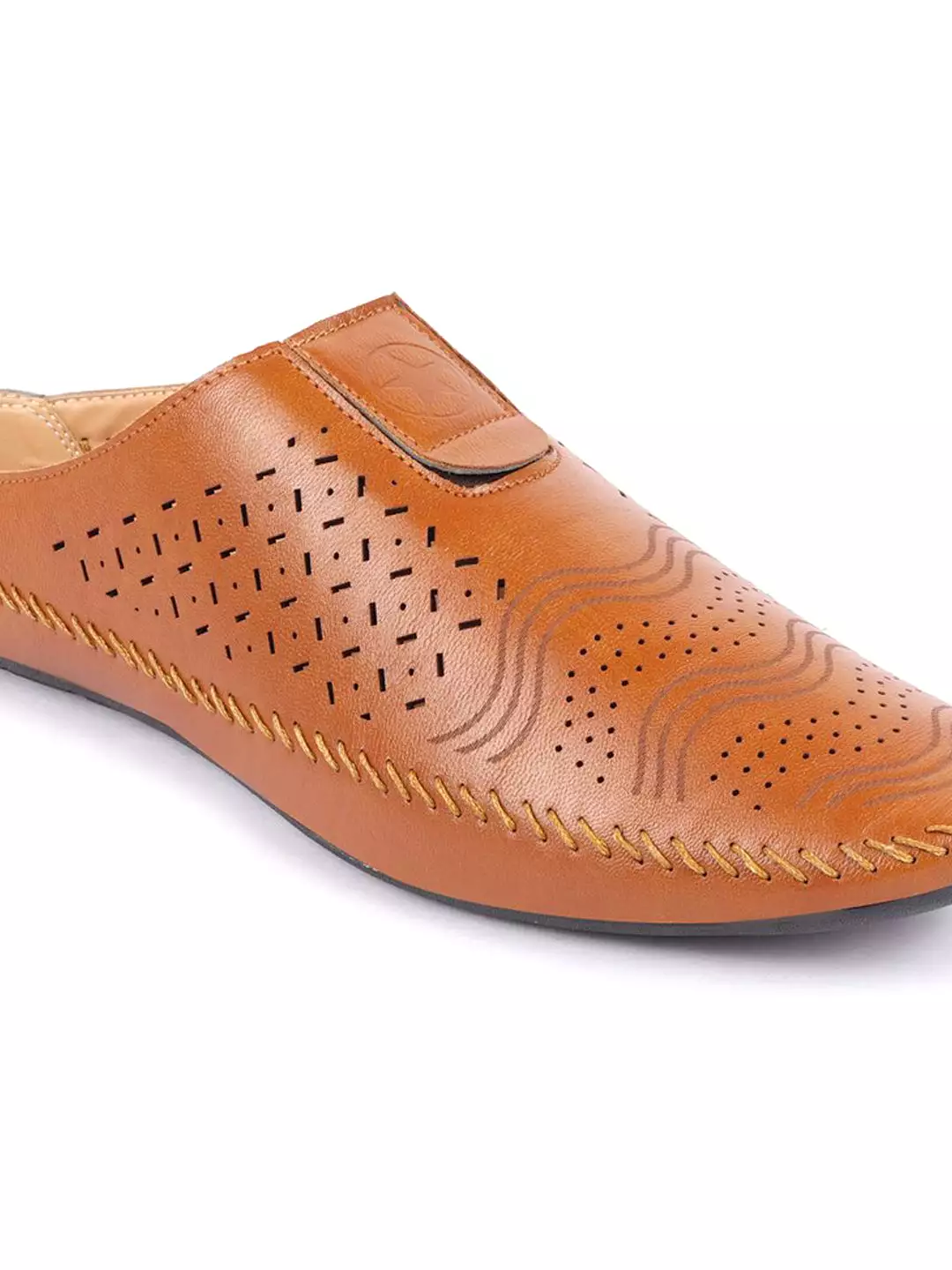 Men Tan Ethnic Slip-On Juttis