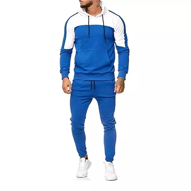 Men Tracksuit - Patchwork Sportswear For Men