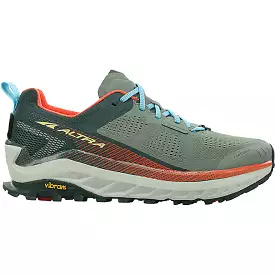 Men's Altra Olympus 4, Green/Orange, 10.5 D Medium