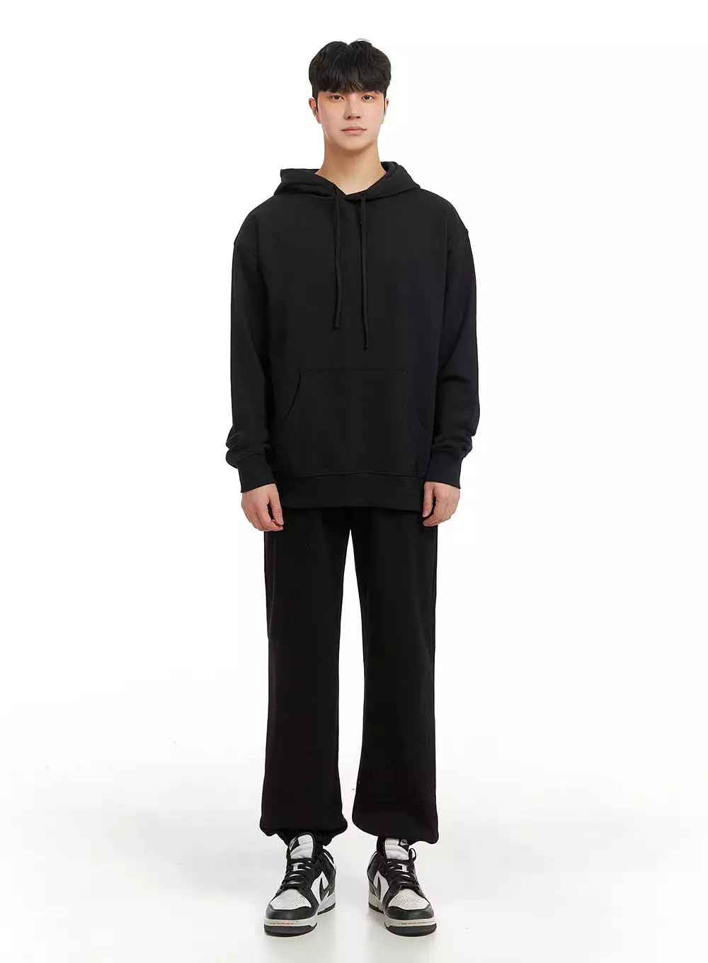 Men's Basic Hoodie IA402 / Black