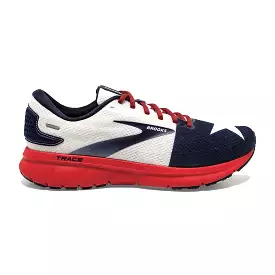 Men's Brooks Trace 2, Red/White/Navy, 14 D Medium