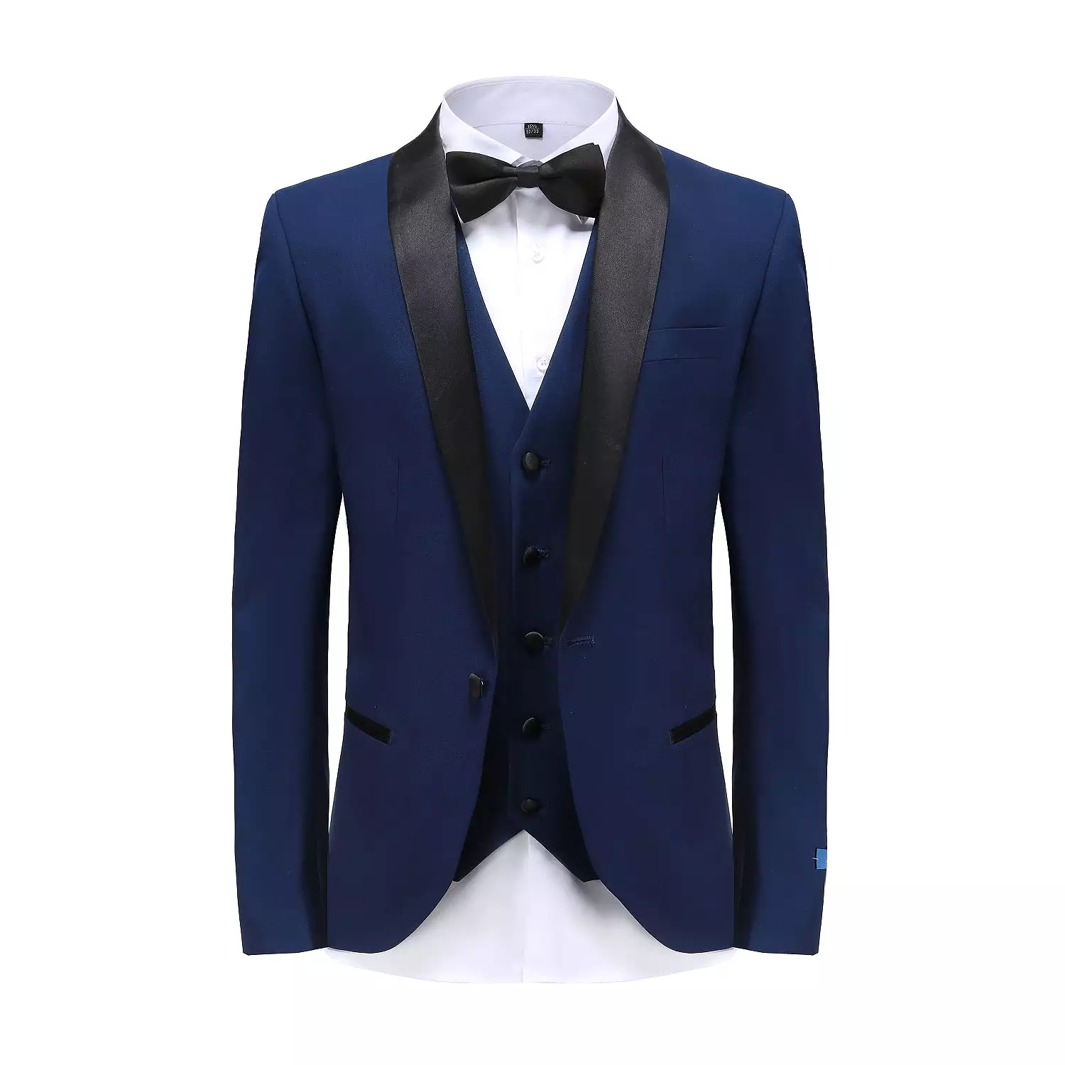 Men's Premium 3 Pc Shawl Lapel Slim Fit Tuxedo Set