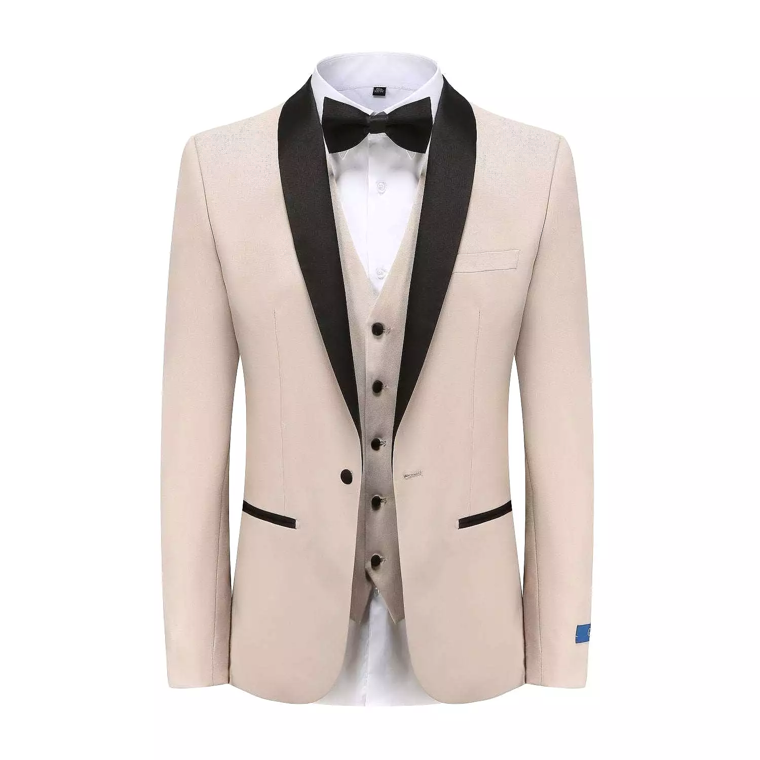 Men's Premium 3 Pc Shawl Lapel Slim Fit Tuxedo Set