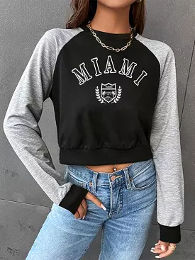 Miami Print Women Sweatshirt