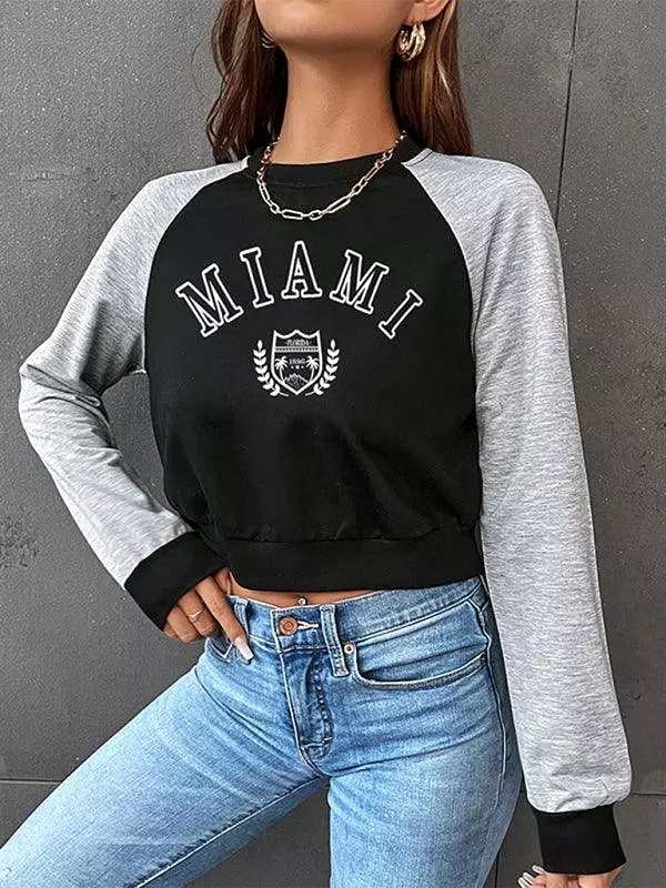 Miami Print Women Sweatshirt