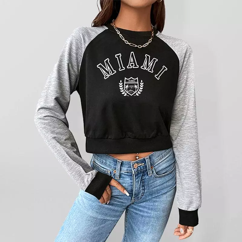 Miami Print Women Sweatshirt