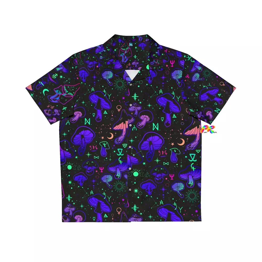 Mushroom Cult Men's Rave Hawaiian Shirt