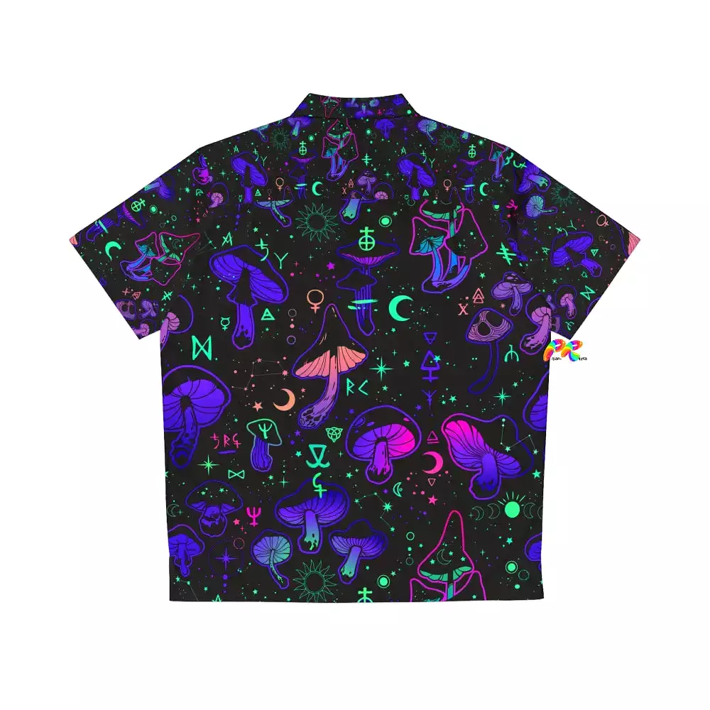 Mushroom Cult Men's Rave Hawaiian Shirt