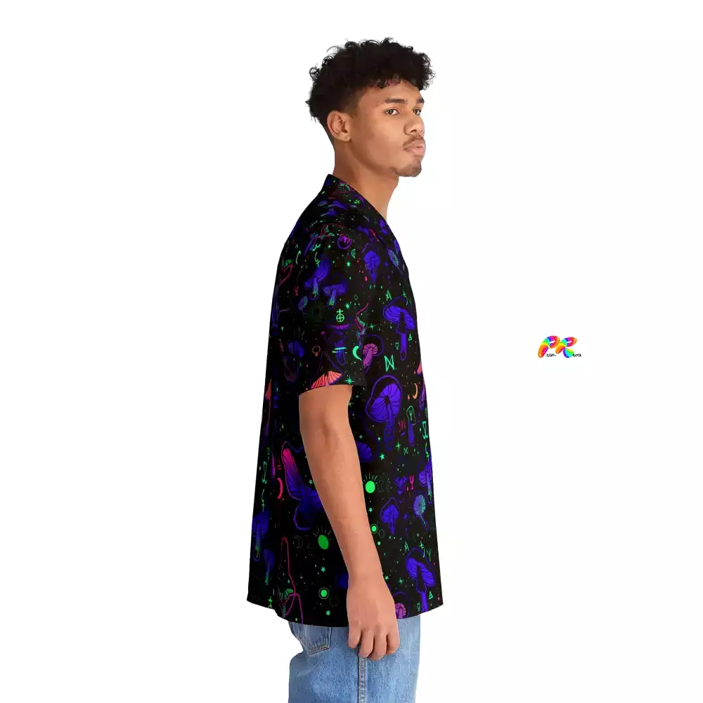 Mushroom Cult Men's Rave Hawaiian Shirt