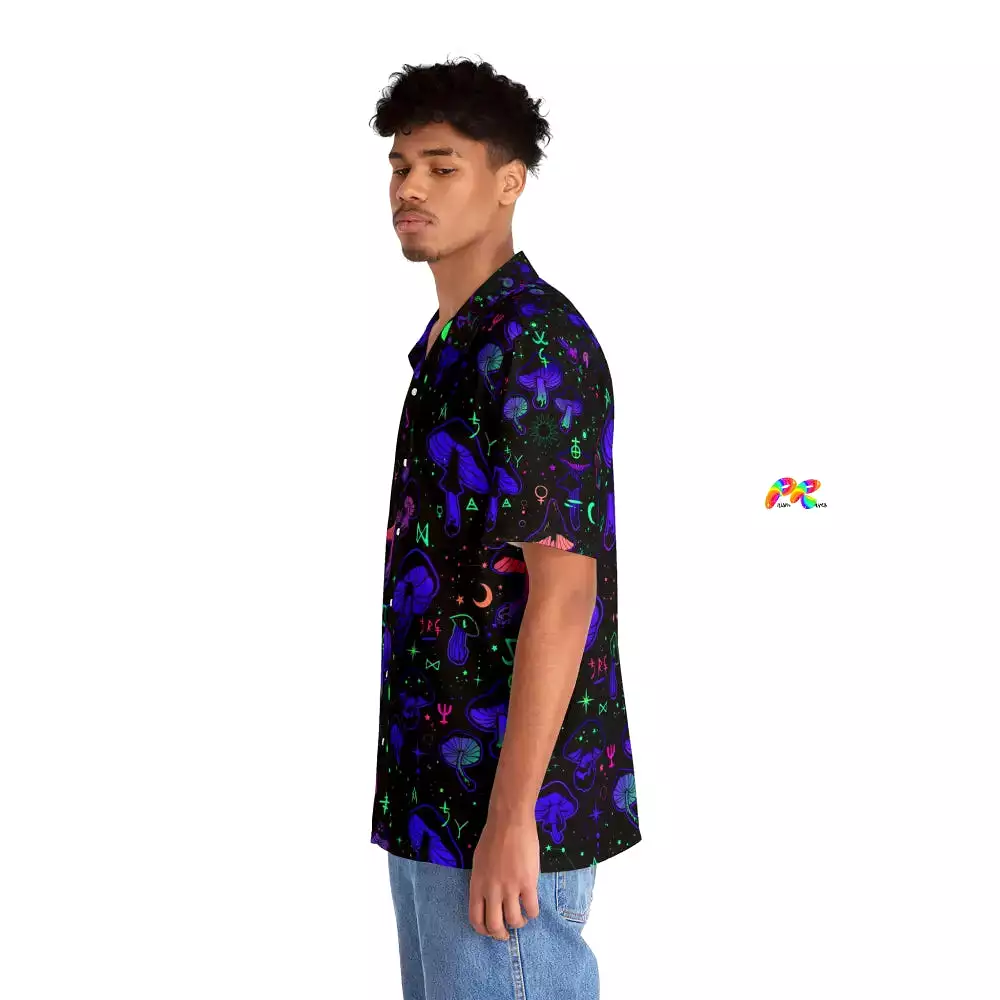 Mushroom Cult Men's Rave Hawaiian Shirt