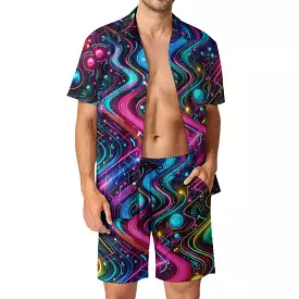 Neon Pulse Men's Rave Swim Set