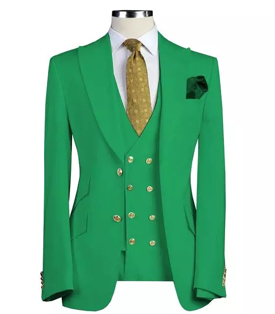 Oyedepo Green Three Piece Suit