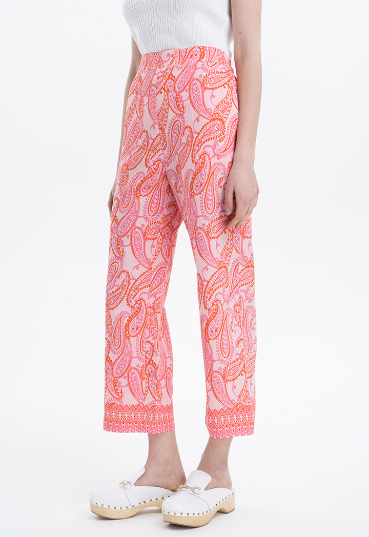 Paisley Printed Pants