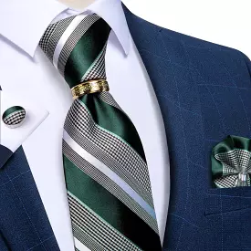 Plaid Silk Necktie Set