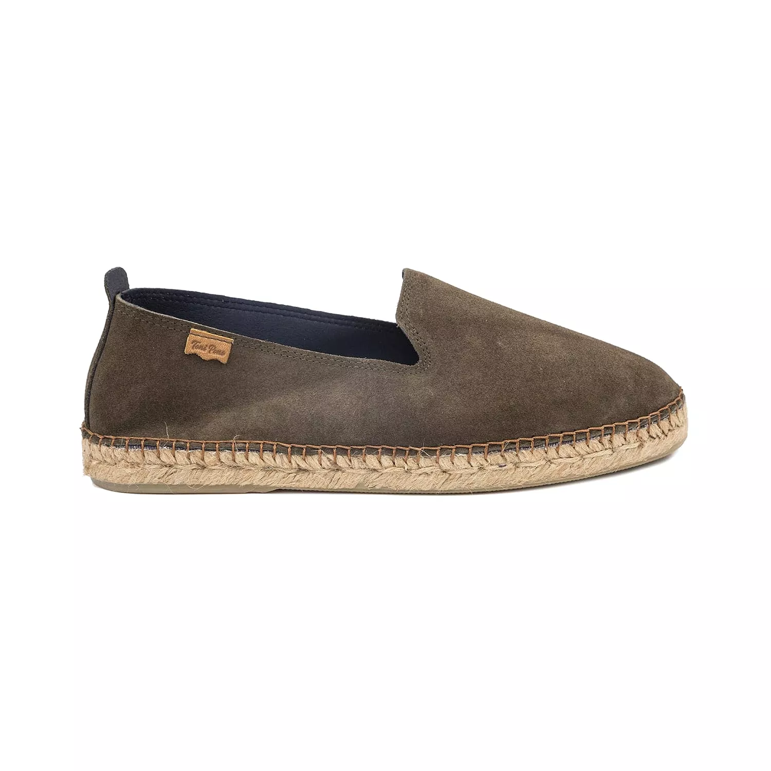 Plain Suede Leather Espadrilles for Men - Dan-SE