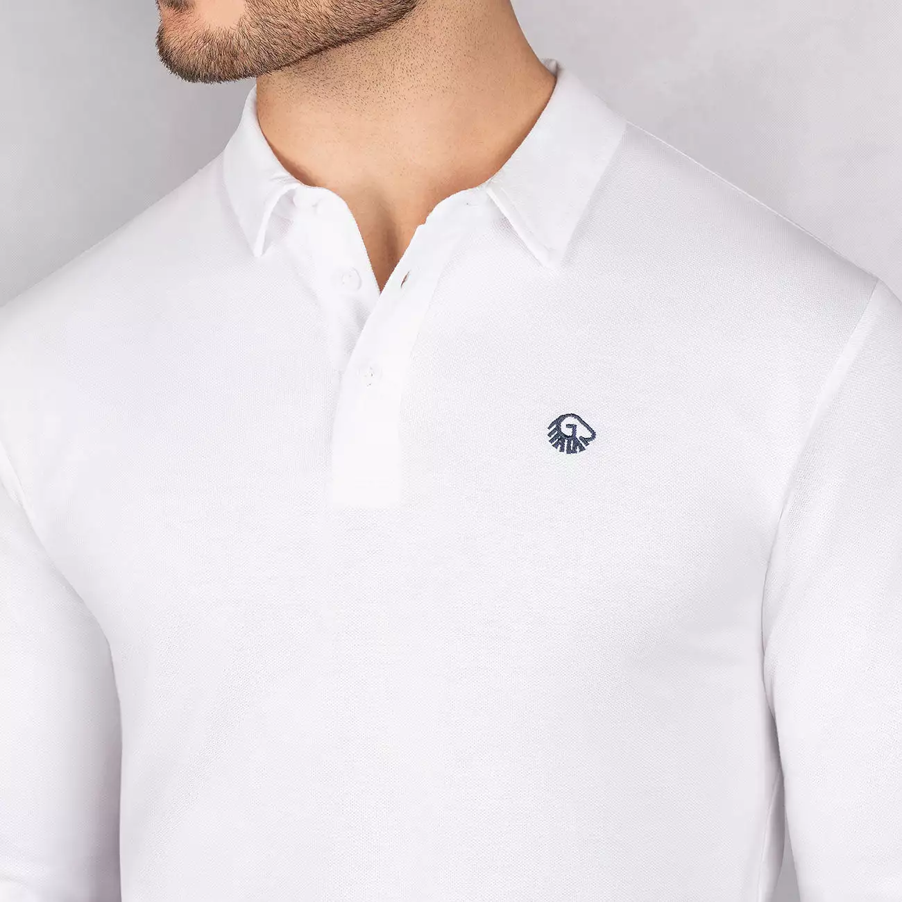 Polo Shirt Organic Cotton Longsleeve Men