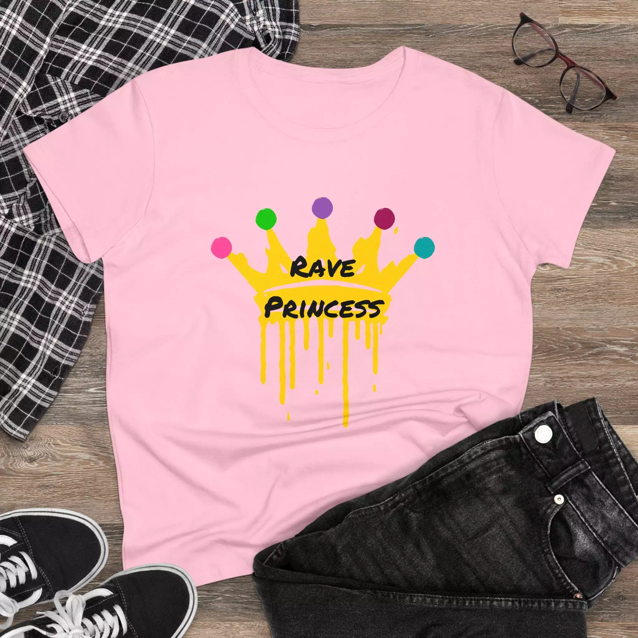 Rave Princess Lightweight Cotton T-Shirt