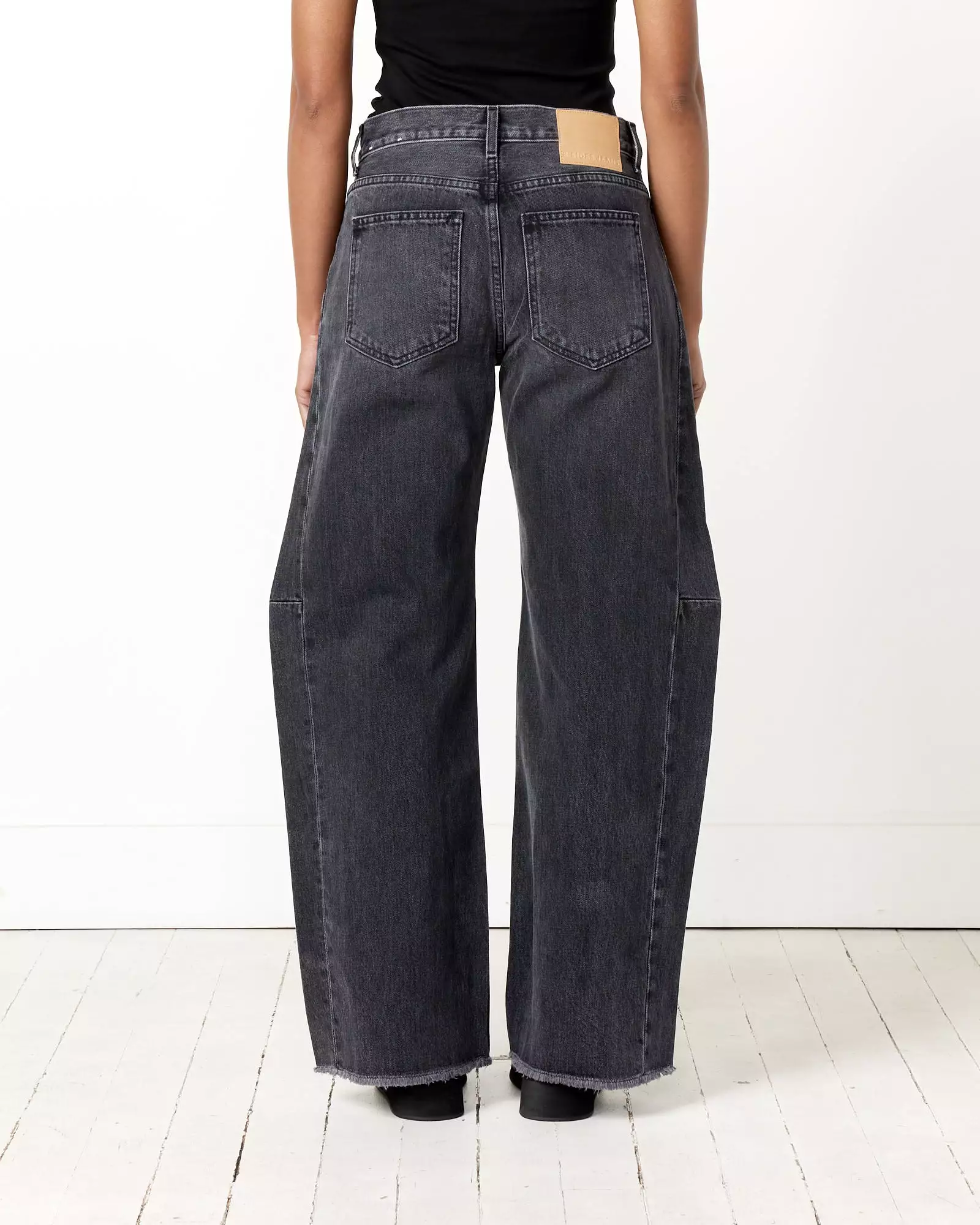 Relaxed Lasso Long Jean in Stil Black