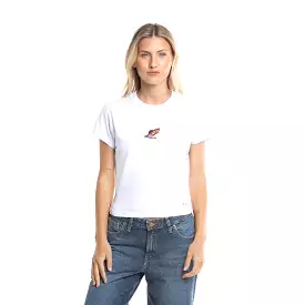 Remera Mc Rusty Butterfly Skimmer Baby Tee Ld White