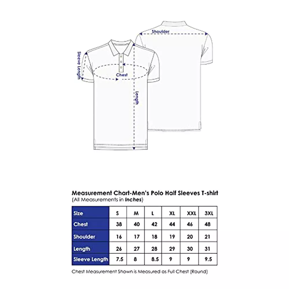 SeeandWear Men's Polo Collar T-Shirt