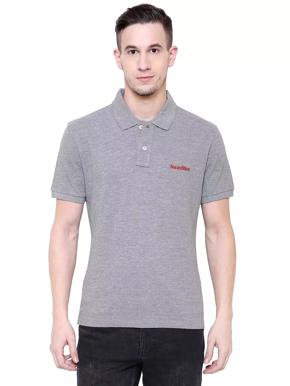 SeeandWear Men's Polo Collar T-Shirt