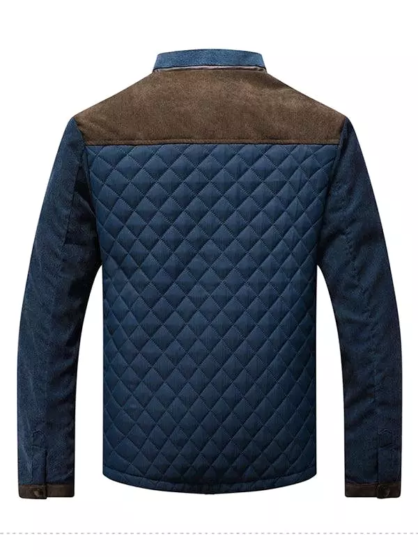 Side Seam Pocket Men Winter Jacket