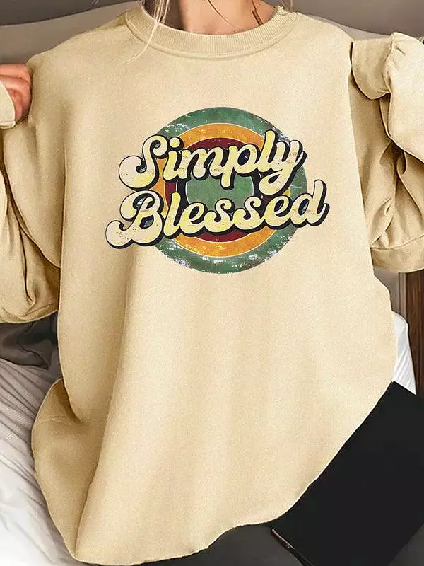 Simply Blessed Women Sweatshirt