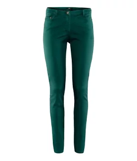 Slim Pants - Women - Green - H&M