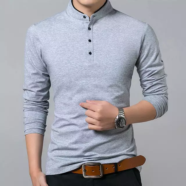 Top Casual Cotton T-shirt Men Undershirt