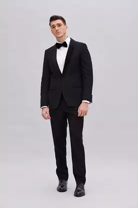 Toshi Black Textured Tux Jacket