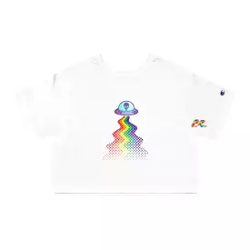 UFO Pride Champion Women's Heritage Cropped T-Shirt