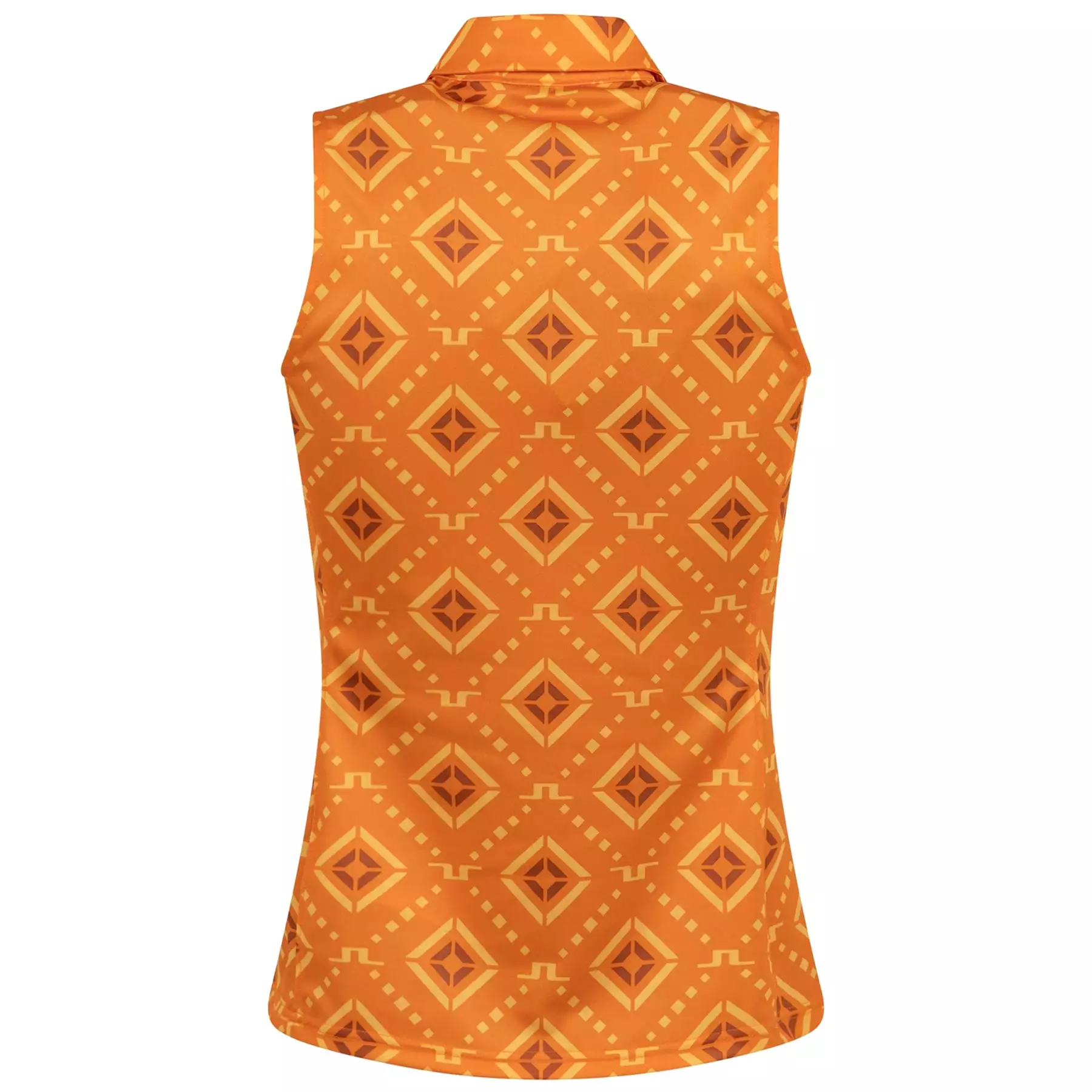 Womens Dena Print SL Jersey Orange Diamond Logo - SS23